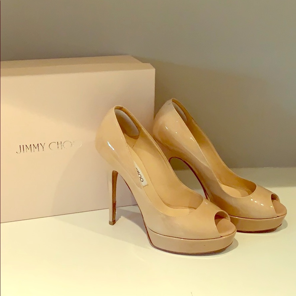 Jimmy Choo Luna Peep Toe